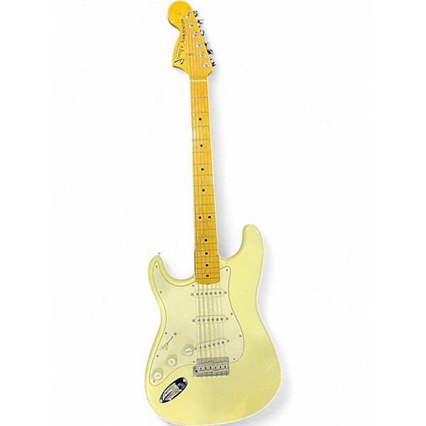Used 1997 Fender Jimi Hendrix Stratocaster White Solid Body Electric Guitar