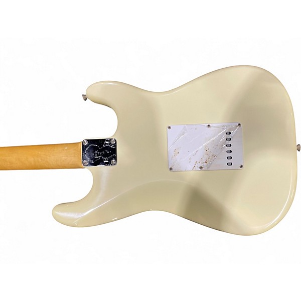 Used 1997 Fender Jimi Hendrix Stratocaster White Solid Body Electric Guitar