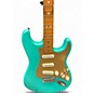 Used Squier 40TH ANNIVERSARY STRATOCASTER SATIN SEAFOAM GREEN Solid Body Electric Guitar