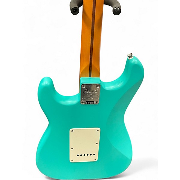 Used Squier 40TH ANNIVERSARY STRATOCASTER SATIN SEAFOAM GREEN Solid Body Electric Guitar