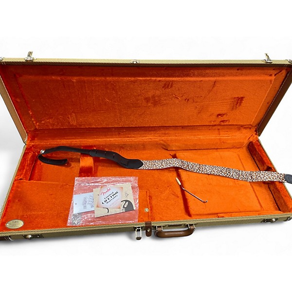 Used 2017 Fender Artist Series Yngwie Malmsteen Stratocaster Cream Solid Body Electric Guitar