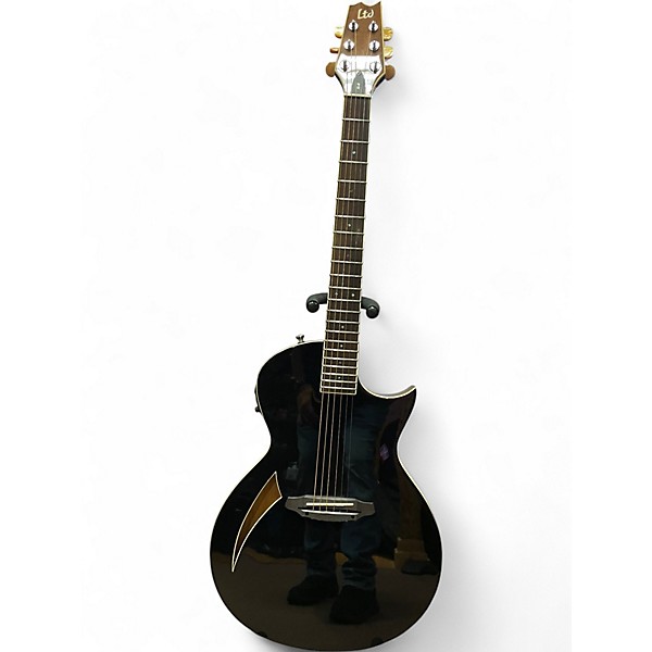 Used ESP LTD TL6 Black Acoustic Electric Guitar