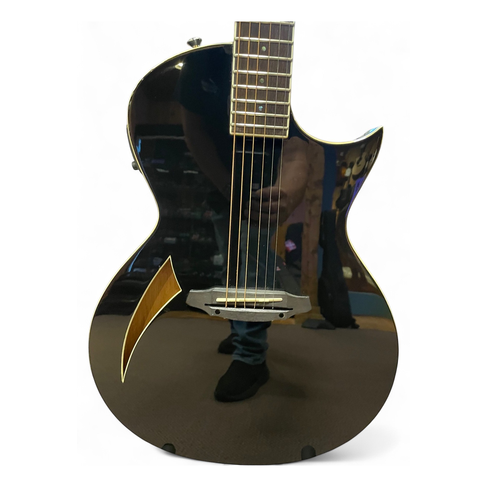 ブラックフライデイ特価！シルバートーン SSLA-30/TR by SAMIC Used ESP LTD TL6 Black Acoustic Electric Guitar Black