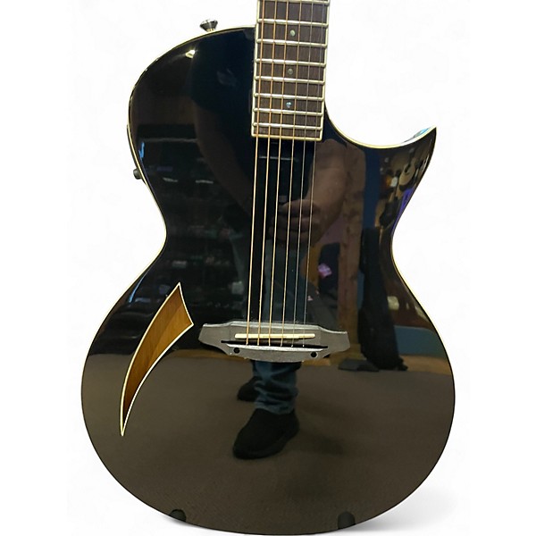Used ESP LTD TL6 Black Acoustic Electric Guitar