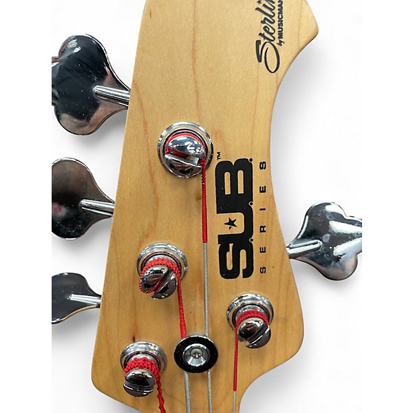 Used Sterling by Music Man SUB SERIES H RED Electric Bass Guitar