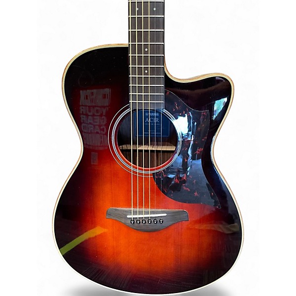 Used Yamaha AC1M trans burst Acoustic Electric Guitar