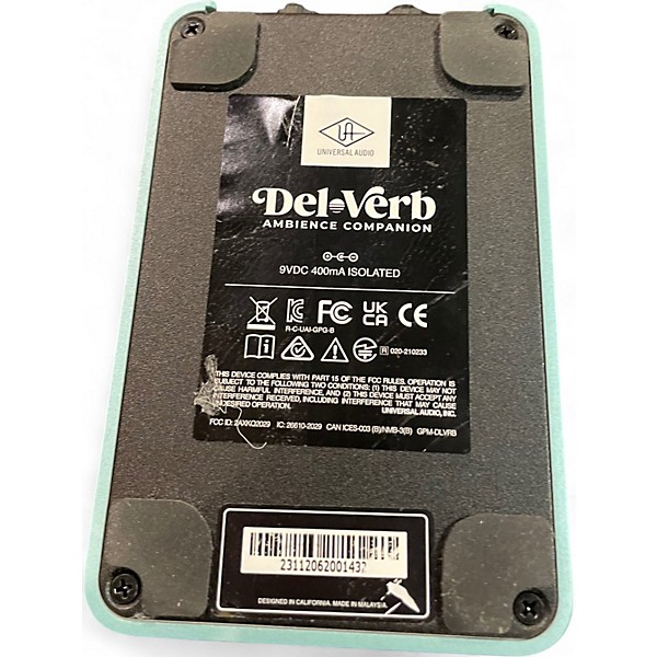 Used Universal Audio DEL-VERB Effect Pedal