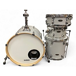 Used SPL 4 Piece Street Bop Silver Metallic Glitter Drum Kit