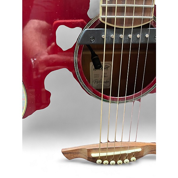 Used 2013 Wechter Guitars 3102 Wine Red Acoustic Electric Guitar