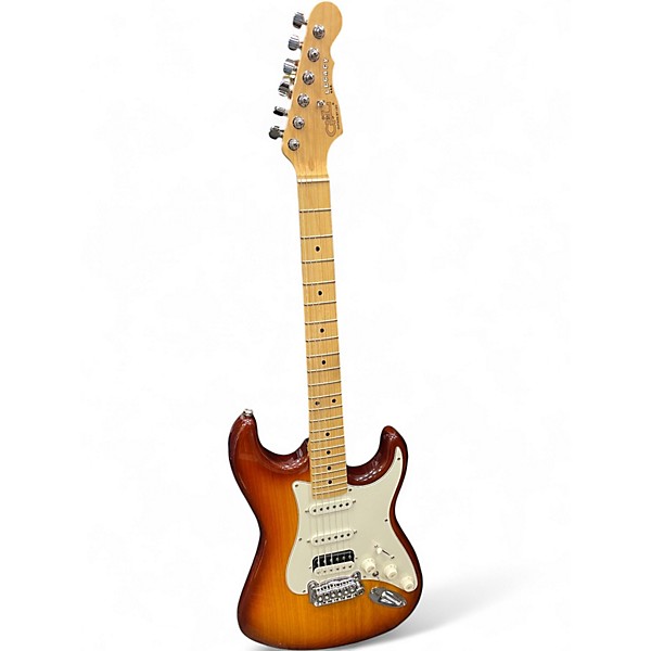 Used G&L Fullerton Deluxe Legacy HSS Old School Tobacco Solid Body Electric Guitar