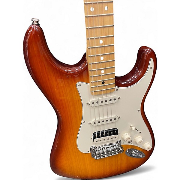 Used G&L Fullerton Deluxe Legacy HSS Old School Tobacco Solid Body Electric Guitar