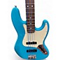 Used 2023 Fender American Professional II Jazz Bass Miami Blue Electric Bass Guitar