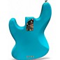 Used 2023 Fender American Professional II Jazz Bass Miami Blue Electric Bass Guitar