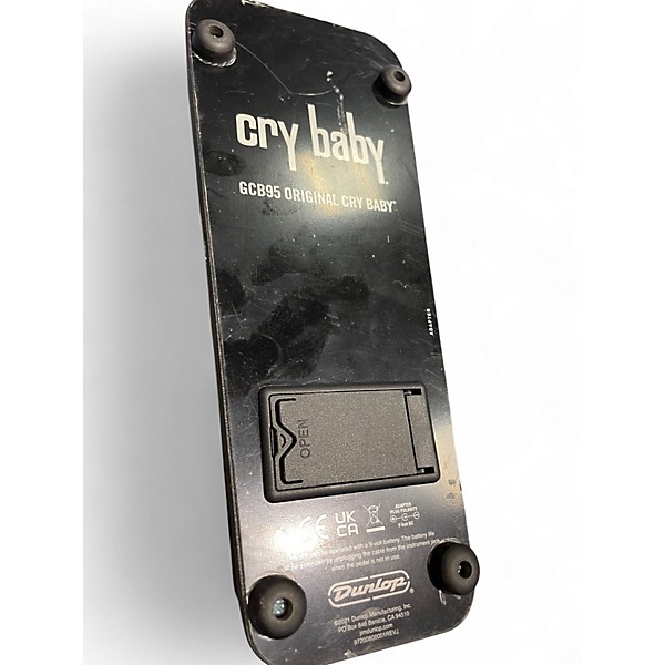 Used Dunlop GCB95 Original Crybaby Wah Effect Pedal