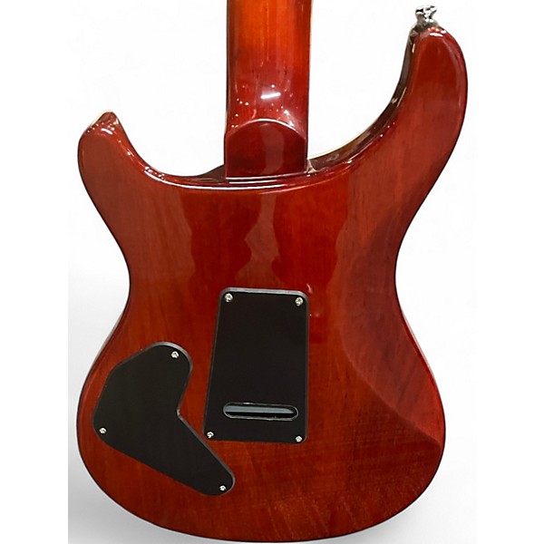 Used PRS SE Custom 24 Semi-Hollow Piezo Vintage Sunburst Hollow Body Electric Guitar