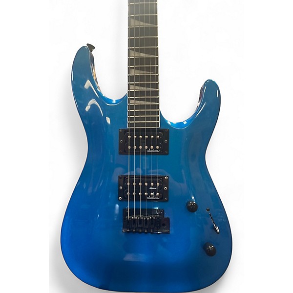 Used Jackson JS22 Dinky Metallic Blue Solid Body Electric Guitar