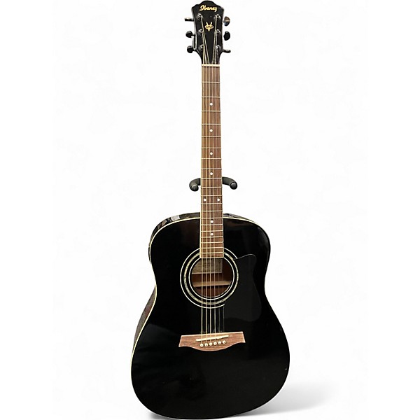Used Ibanez V200S Black Acoustic Guitar