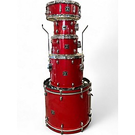 Used Gretsch Drums 5 Piece Energy Metallic Candy Red Burst Drum Kit