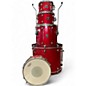 Used Gretsch Drums 5 Piece Energy Metallic Candy Red Burst Drum Kit