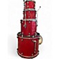 Used Gretsch Drums 5 Piece Energy Metallic Candy Red Burst Drum Kit
