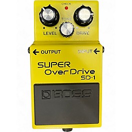 Used BOSS SD1 Super Overdrive Effect Pedal