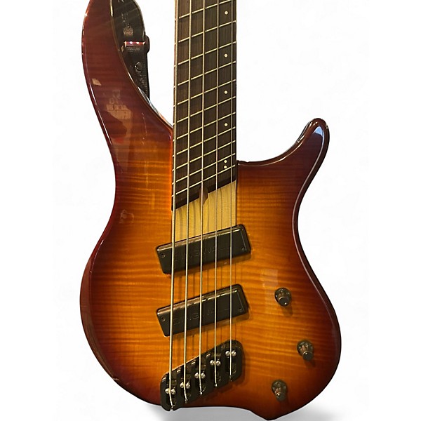 Used Dingwall Afterburner 1 Custom sunburst Electric Bass Guitar