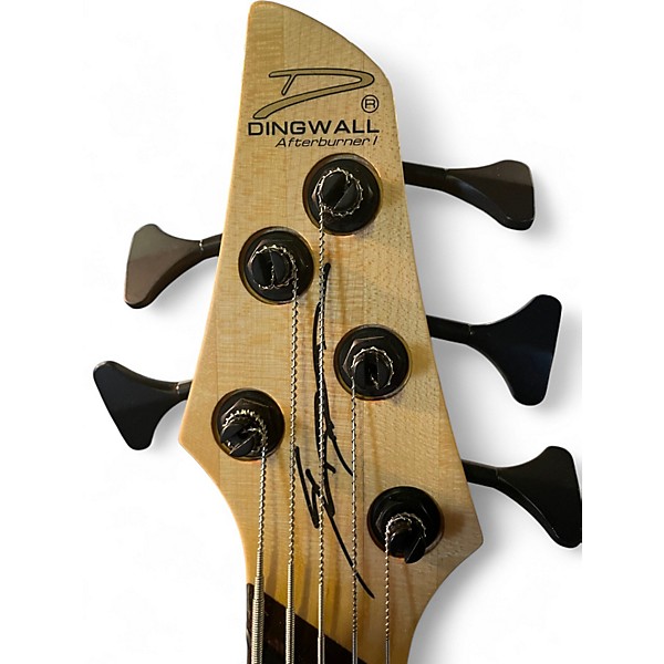 Used Dingwall Afterburner 1 Custom sunburst Electric Bass Guitar