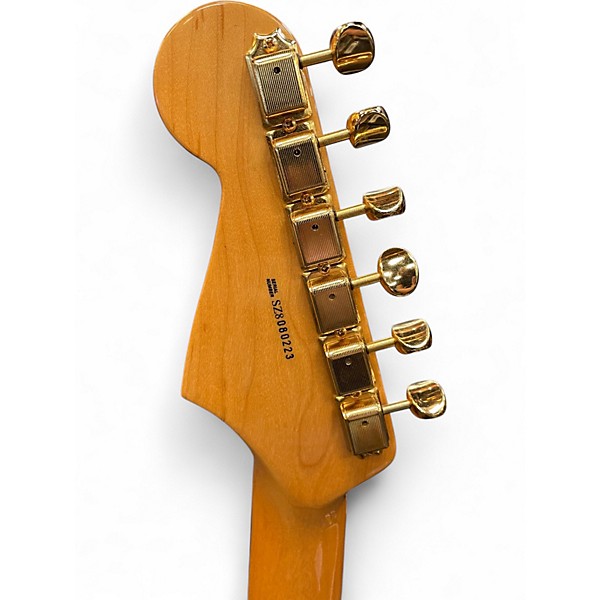 Used Fender SRV Strat 3 Color Sunburst Solid Body Electric Guitar