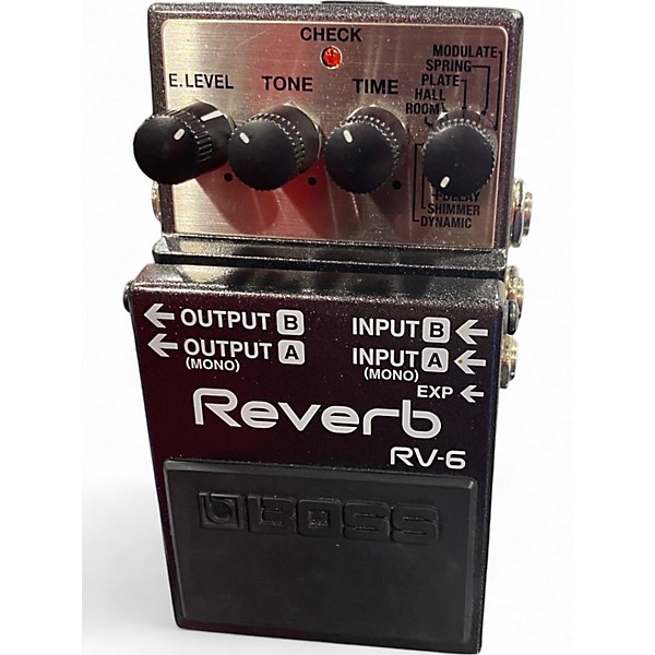 Used BOSS RV6 Digital Reverb Effect Pedal