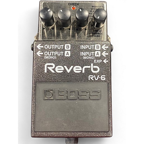 Used BOSS RV6 Digital Reverb Effect Pedal