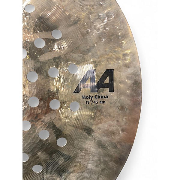 Used SABIAN 17in AA Holy China Brilliant Cymbal