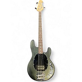 Used Ernie Ball Music Man Stingray SUB Bass Green Electric Bass Guitar