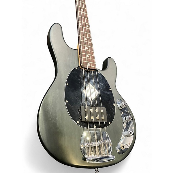 Used Ernie Ball Music Man Stingray SUB Bass Green Electric Bass Guitar