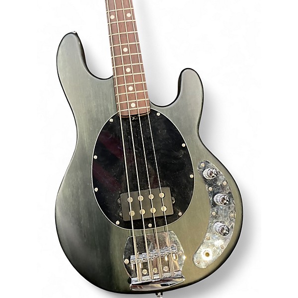 Used Ernie Ball Music Man Stingray SUB Bass Green Electric Bass Guitar
