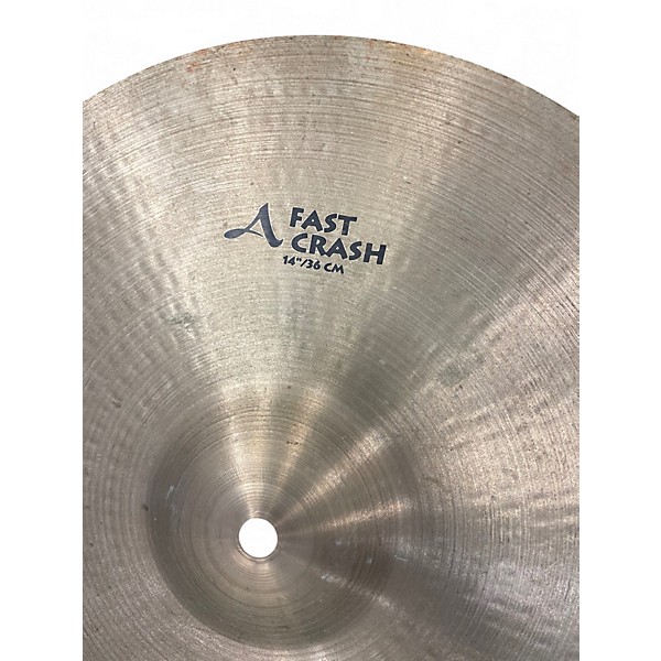 Used Zildjian 14in A Series Fast Crash Cymbal
