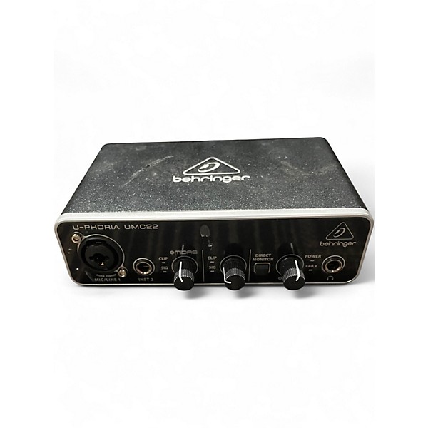 Used Behringer U-Phoria UMC22 Audio Interface