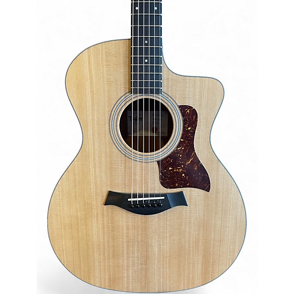 Used Taylor 214CE Natural Acoustic Electric Guitar