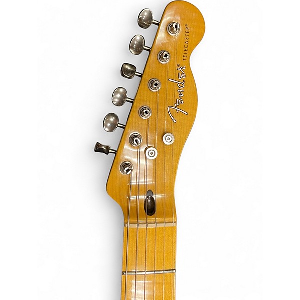 Used Fender Modern Player Telecaster Plus 2 Tone Sunburst Solid Body Electric Guitar