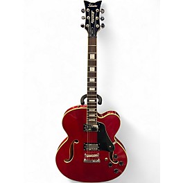 Used Schecter Guitar Research Jazz-6 Red Hollow Body Electric Guitar