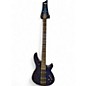 Used Schecter Guitar Research C4 4 String SILVER MOUNTAIN COBALT BLUE Electric Bass Guitar thumbnail