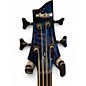 Used Schecter Guitar Research C4 4 String SILVER MOUNTAIN COBALT BLUE Electric Bass Guitar