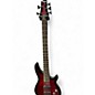 Used Schecter Guitar Research Omen 5 String Candy Red Burst Electric Bass Guitar thumbnail