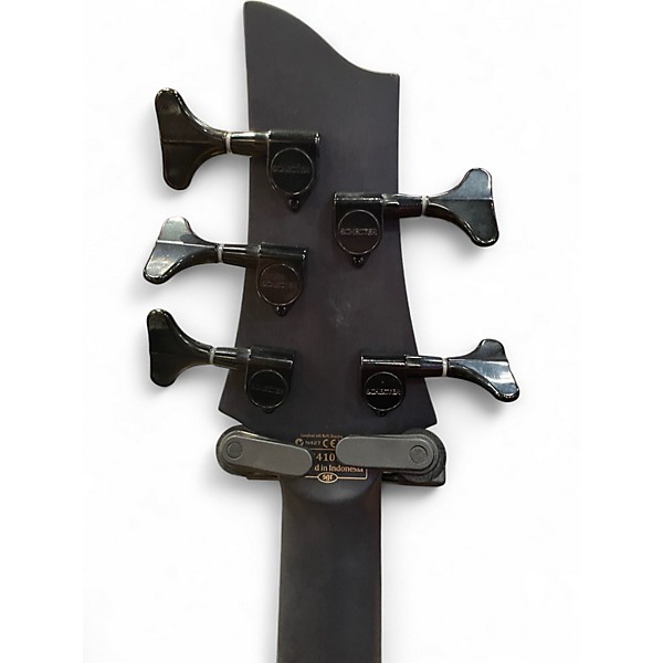 Used Schecter Guitar Research Omen 5 String Candy Red Burst Electric Bass Guitar