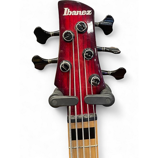 Used Ibanez and205 Adam Nitti reb burst Electric Bass Guitar