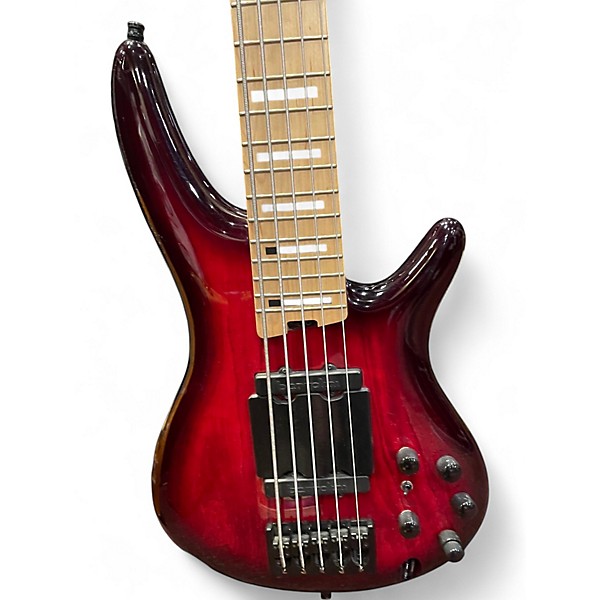 Used Ibanez and205 Adam Nitti reb burst Electric Bass Guitar