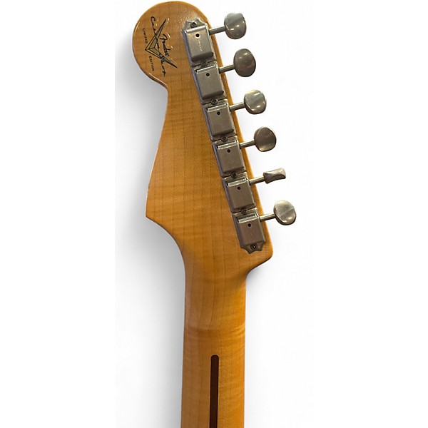Used 2018 Fender Custom Shop 65 Tomatillo Stratocaster Journeyman Relic Sonic Blue Solid Body Electric Guitar