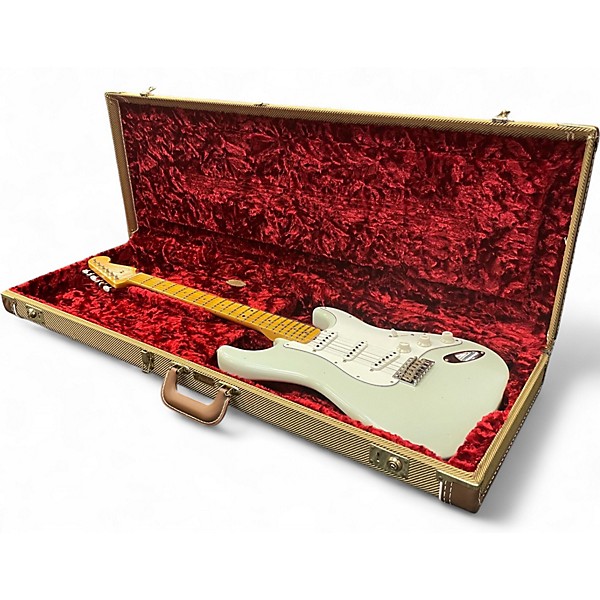 Used 2018 Fender Custom Shop 65 Tomatillo Stratocaster Journeyman Relic Sonic Blue Solid Body Electric Guitar