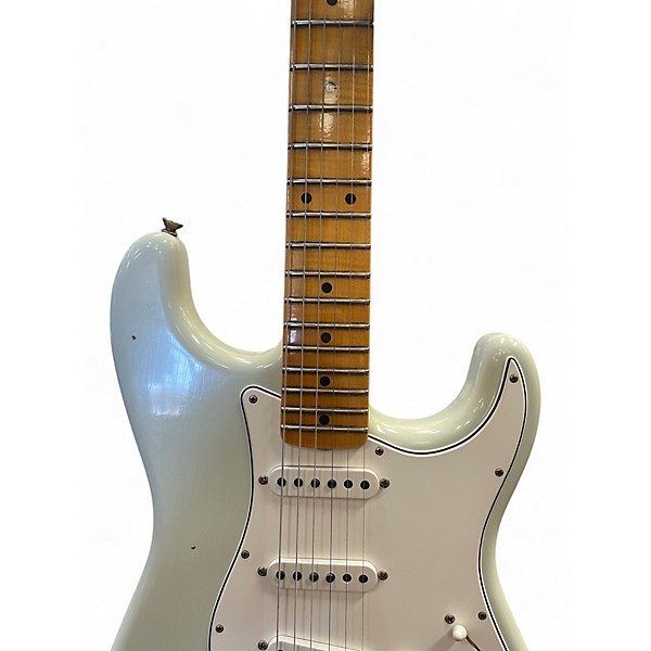 Used 2018 Fender Custom Shop 65 Tomatillo Stratocaster Journeyman Relic Sonic Blue Solid Body Electric Guitar