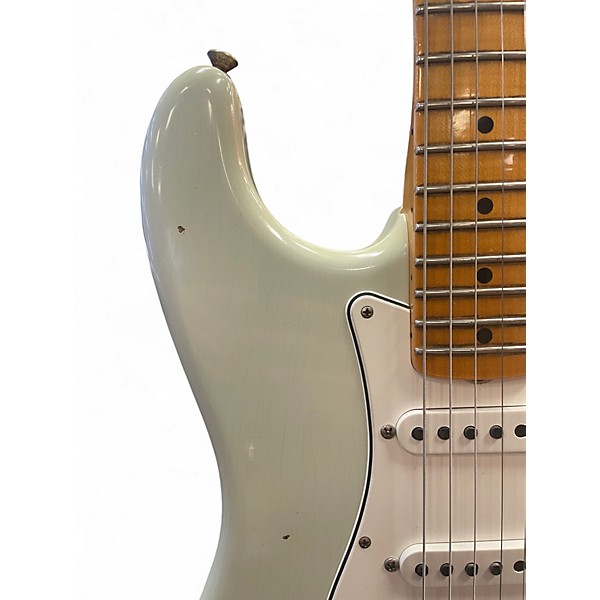 Used 2018 Fender Custom Shop 65 Tomatillo Stratocaster Journeyman Relic Sonic Blue Solid Body Electric Guitar