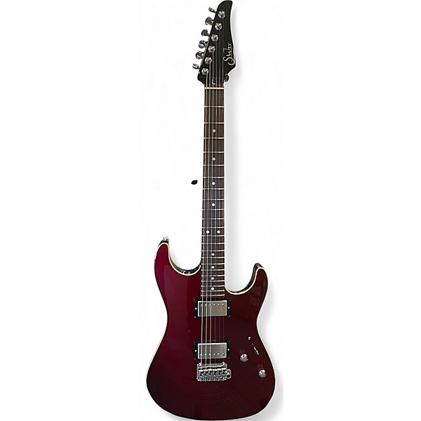 Used Suhr Pete Thorn SS Standard Garnet Red Solid Body Electric Guitar